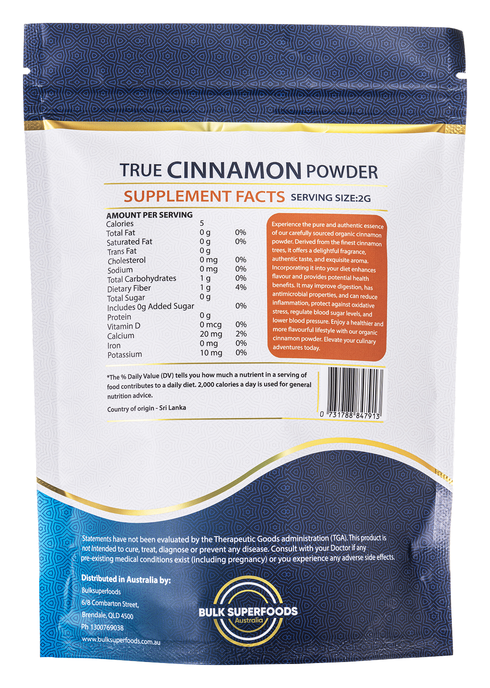True Cinnamon Powder 500g