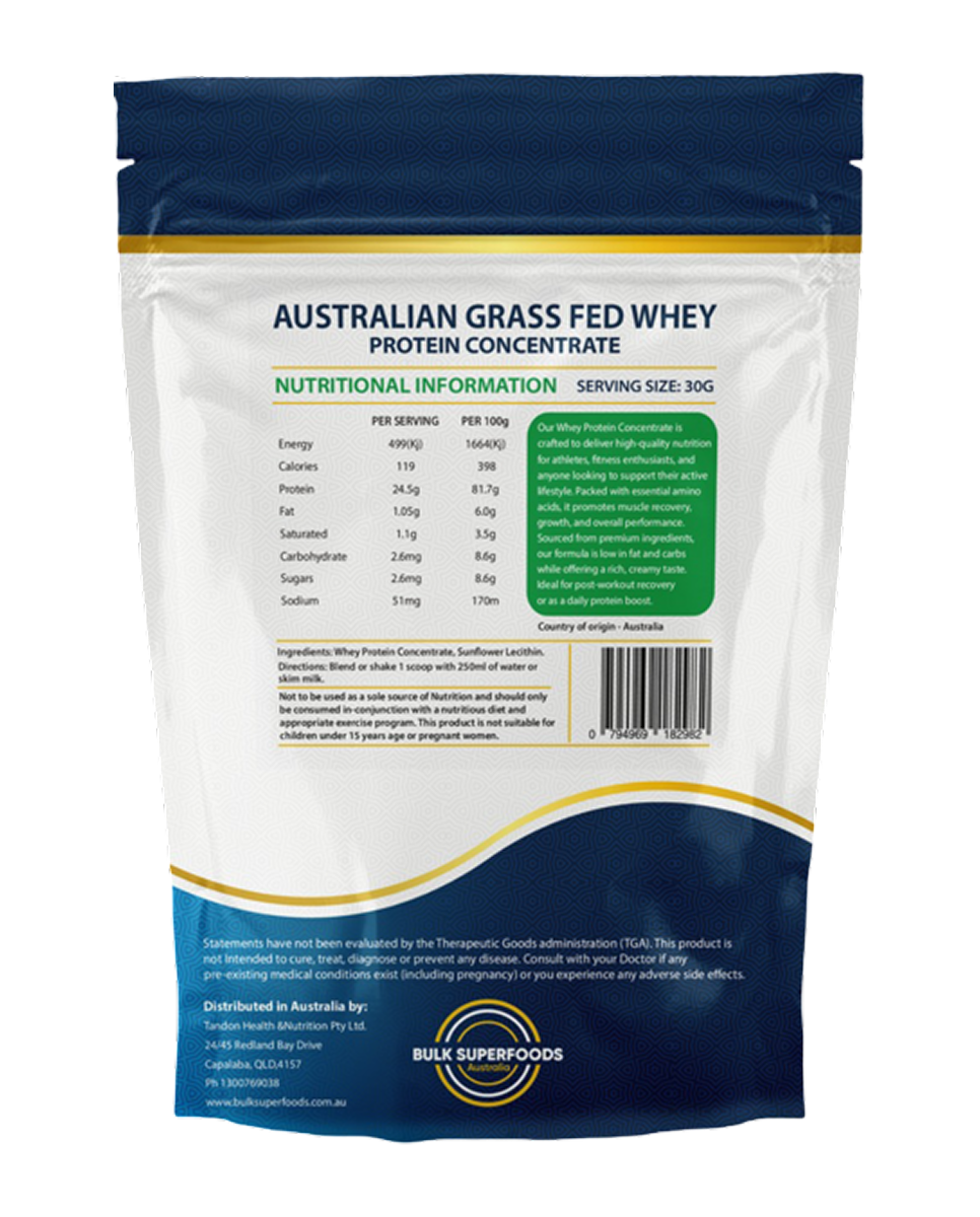 Australian Whey Protein Concentrate 1kg