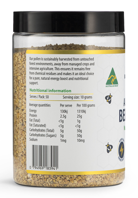Australian Bee Pollen (100% Raw & Pure) 500g